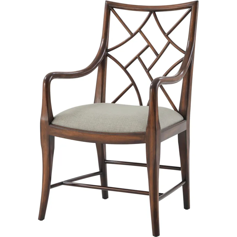 Indochine A Delicate Trellis Armchair