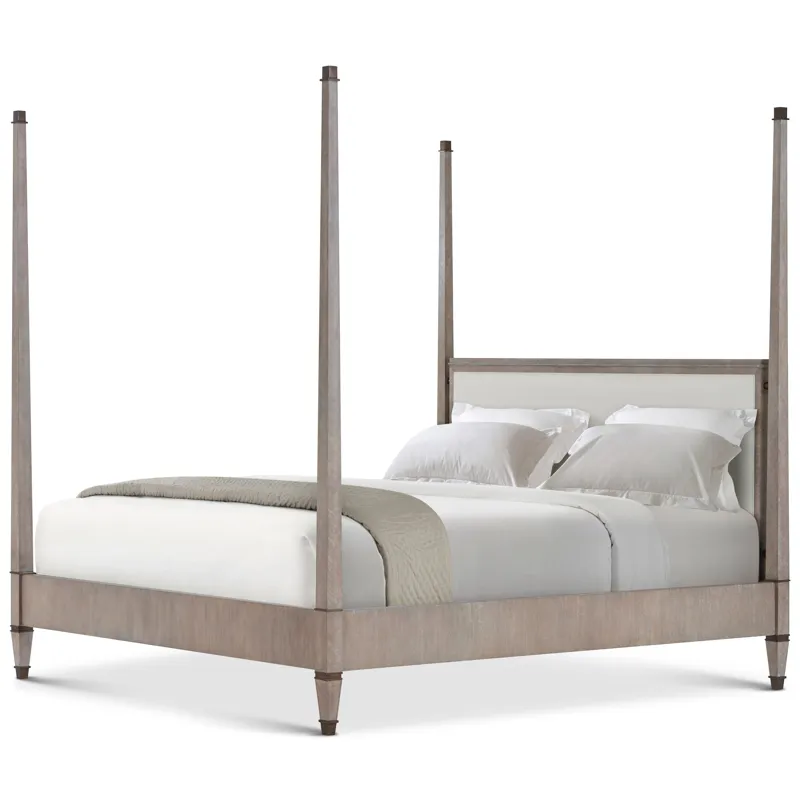 Marlborough by Alexa Hampton Markos Upholstered Poster Us Bed - King