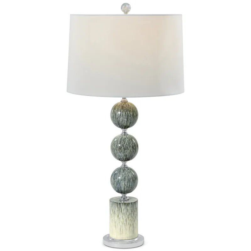 TA Illuminations Panos Pearl Table Lamp