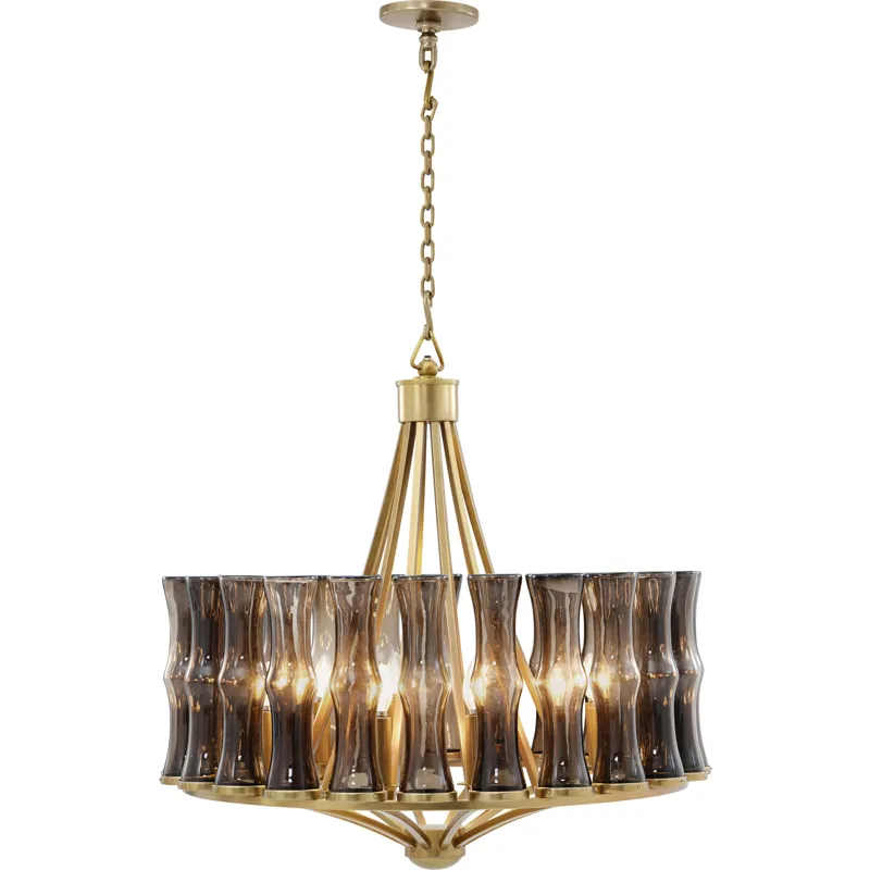 TA Illuminations Preston Media Chandelier