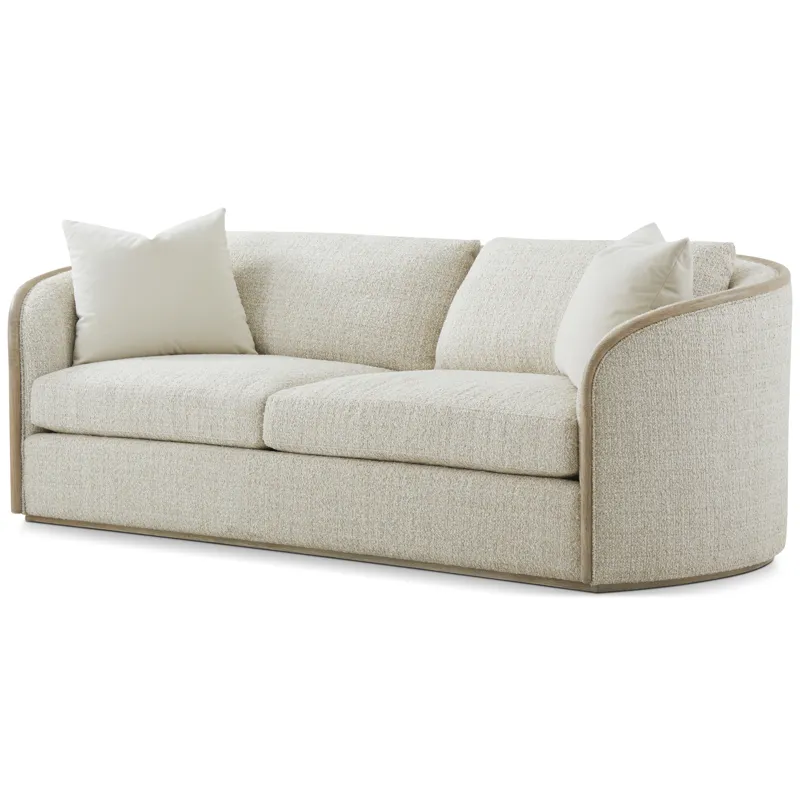 Seated Toulon Chalk Tweed Sofa