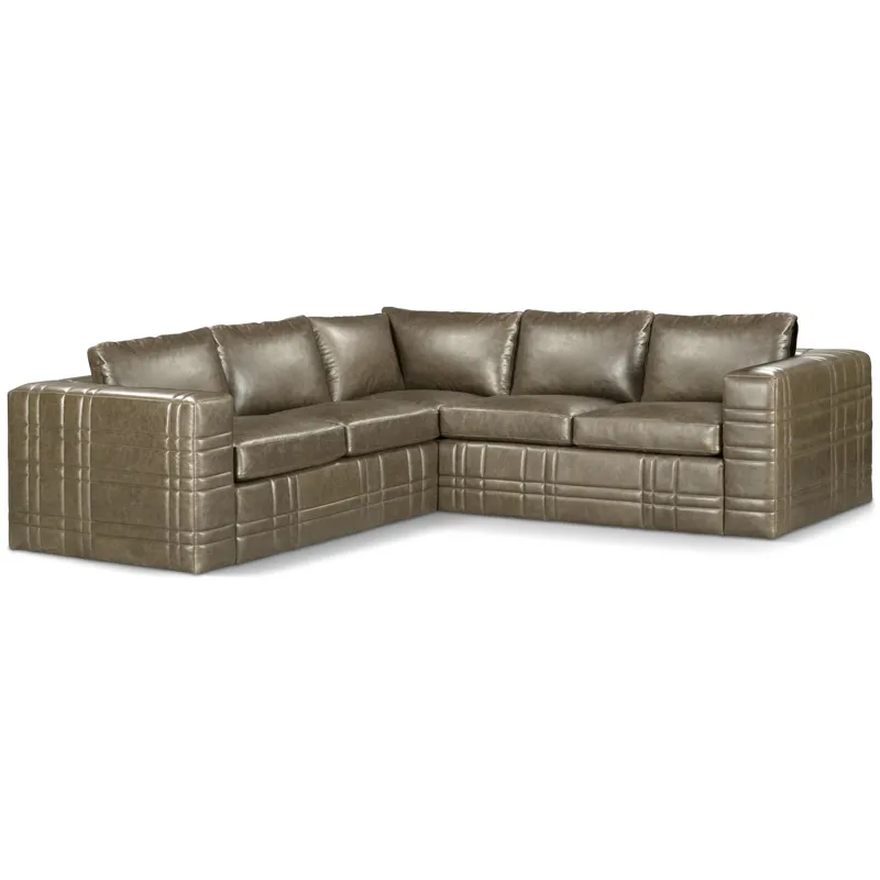 Seated Delray Toffee LAF Loveseat