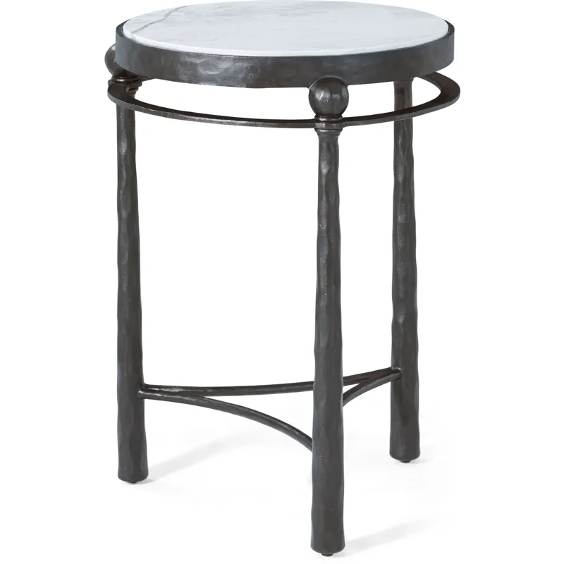 Spencer London Round Metal Drink Table
