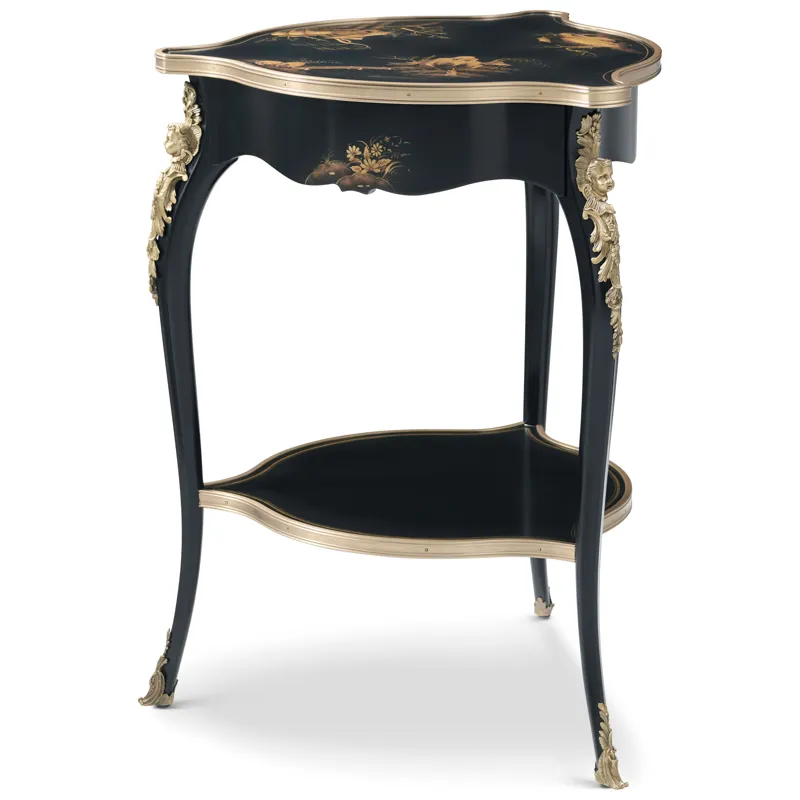 Brushwork Lotus Lamp Table