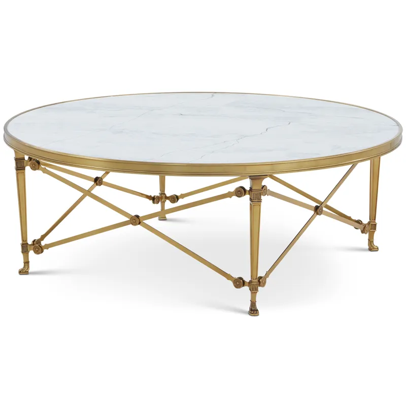 Spencer London Brass Cocktail Table