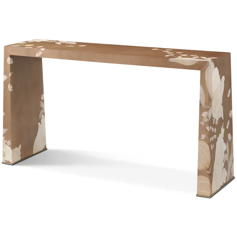 Bouquet Console Table