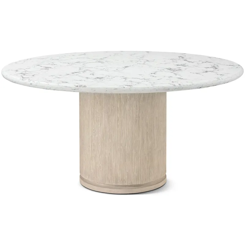 Horizon Round Quartz Dining Table