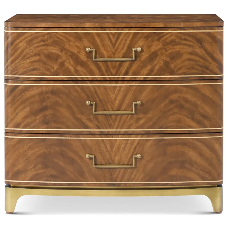 Spencer London Burl Nightstand
