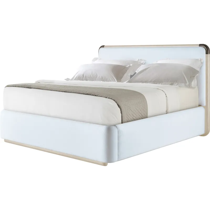 Luna Upholstered Us Bed - Queen