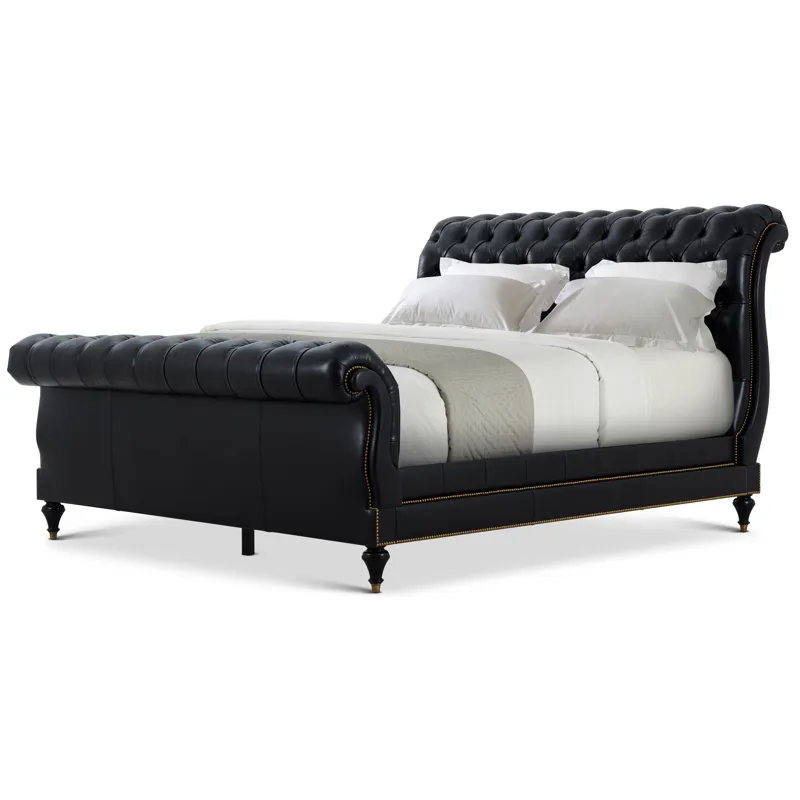 Spencer London Sleigh Bed - King