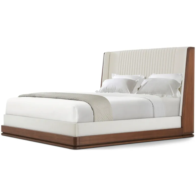 Spencer Coronet Coronet Walnut Channel Bed