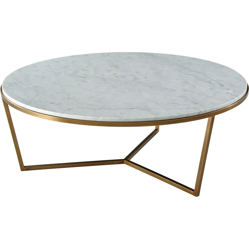 TA Studio Fisher Round Cocktail Table(Marble)