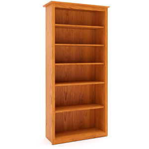 72" Bookcase With Face Frame