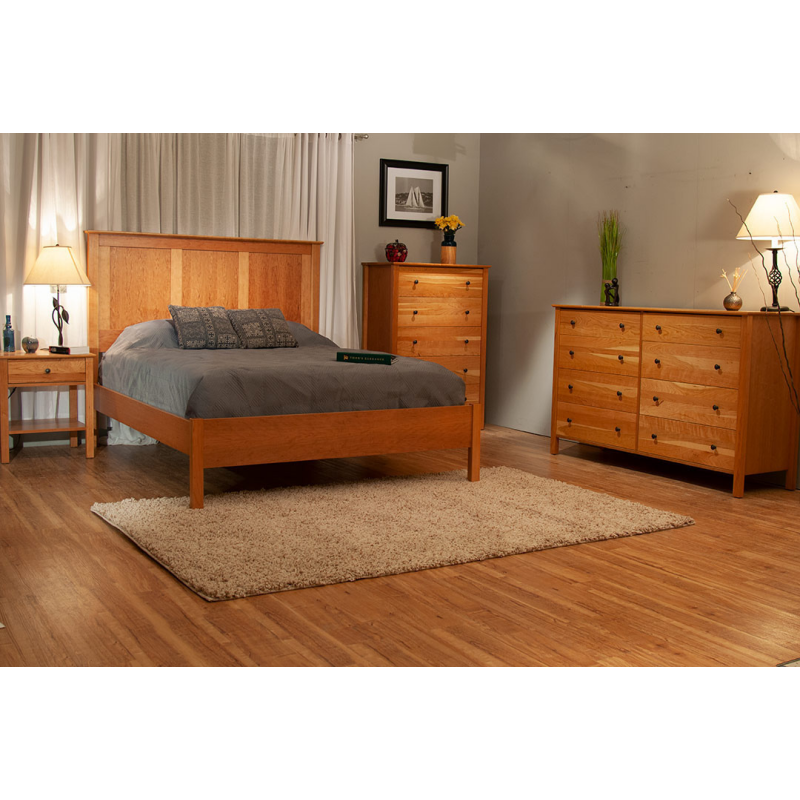 Otter Creek King Panel Bed w/Low Footboard