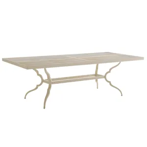 Misty Garden Dining Table W/Porcelain Top