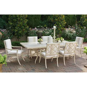 Misty Garden Dining Table W/Porcelain Top