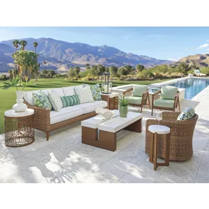 Palm Desert Poolside Swivel Occassional Chair