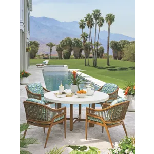 Palm Desert Poolside Arm Dining Chair