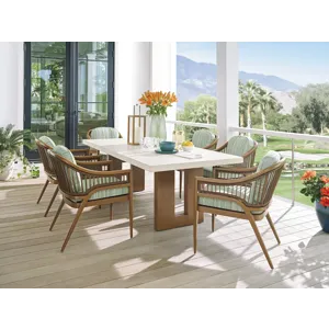 Palm Desert Poolside Rectangular Dining Table