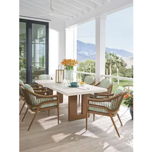 Palm Desert Poolside Rectangular Dining Table