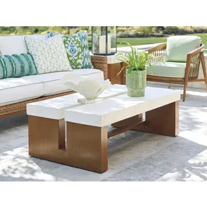 Palm Desert Poolside Rectangular Cocktail Table