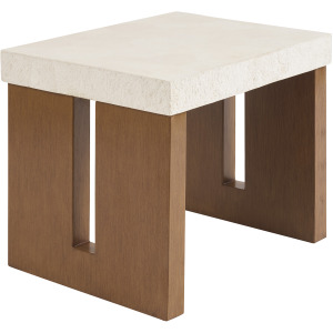 Palm Desert Poolside Rectangular End Table