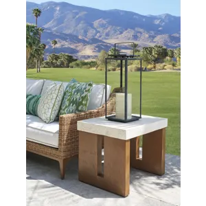 Palm Desert Poolside Rectangular End Table