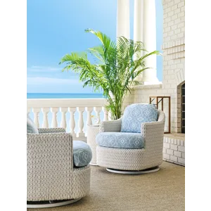 Ocean Breeze Promenade Occasional Swivel Chair