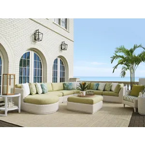 Ocean Breeze Promenade Ottoman