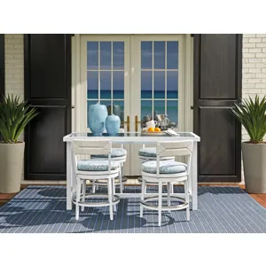 Ocean Breeze Promenade Swivel Counter Stool