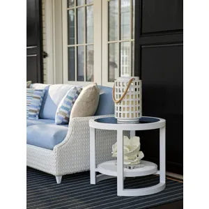 Ocean Breeze Promenade Round End Table
