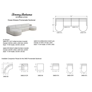 Ocean Breeze Promenade Sectional