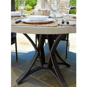 Cypress Point Ocean Terrace Dining Table W/Weatherstone Top