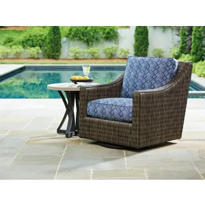 Cypress Point Ocean Terrace Swivel Glider Lounge Chair