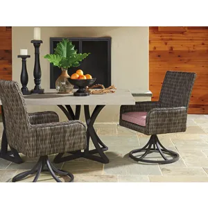Cypress Point Ocean Terrace Swivel Rocker Dining Chair