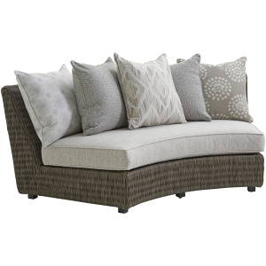 Cypress Point Ocean Terrace Curved Sectional Armless Sofa