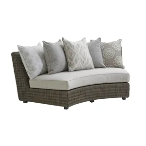 Cypress Point Ocean Terrace Curved Sectional Armless Sofa