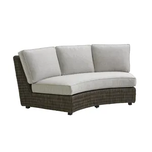 Cypress Point Ocean Terrace Curved Sectional Armless Sofa