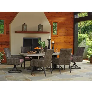 Cypress Point Ocean Terrace Arm Dining Chair