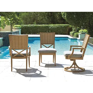 Los Altos Valley View Swivel Rocker Dining Chair