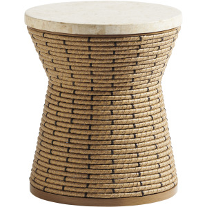 Los Altos Valley View Round Side Table