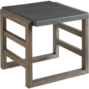La Jolla Cast Top Rectangular End Table