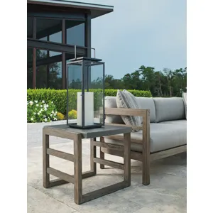 La Jolla Cast Top Rectangular End Table