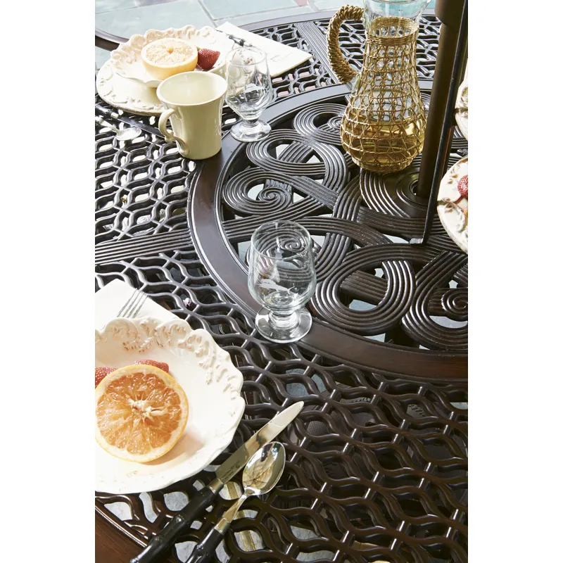 Royal Kahala Black Sands Dining Table W/Cast Top