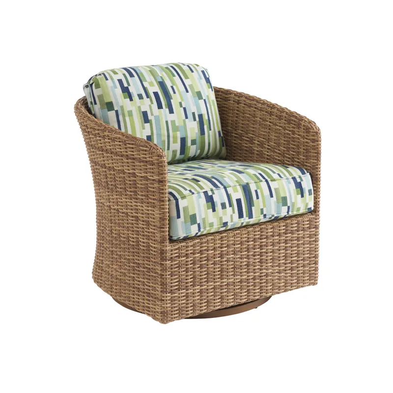 Palm Desert Poolside Swivel Occassional Chair