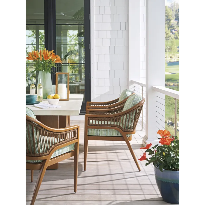 Palm Desert Poolside Arm Dining Chair