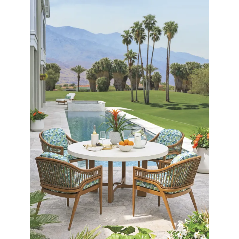 Palm Desert Poolside Arm Dining Chair