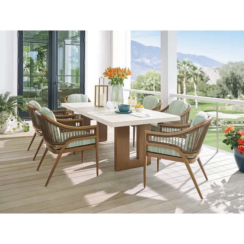 Palm Desert Poolside Rectangular Dining Table