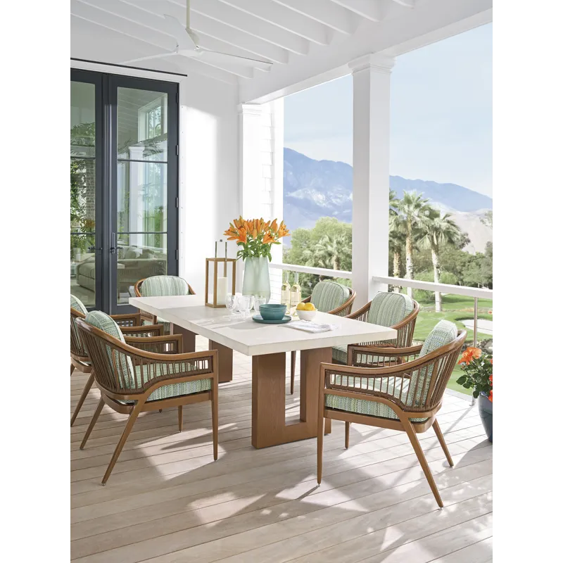 Palm Desert Poolside Rectangular Dining Table