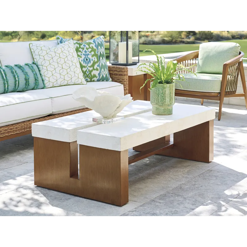 Palm Desert Poolside Rectangular Cocktail Table